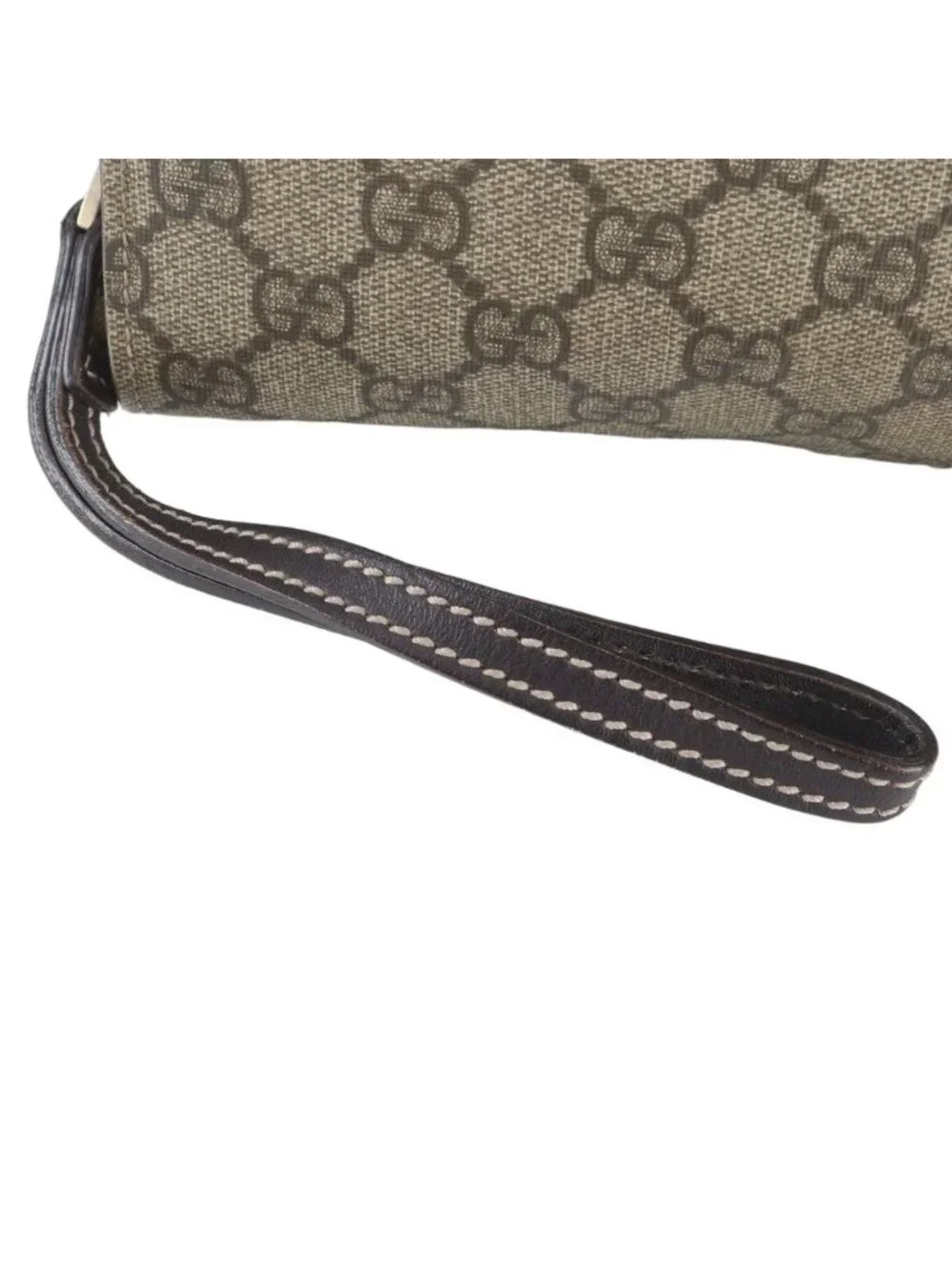 Gucci GG Supreme Leather Clutch Pouch Business